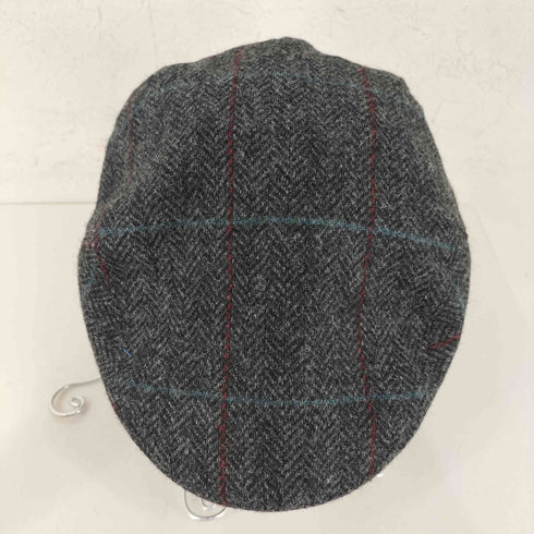 バブアー Barbour ウールヘリンボーンチェック ハンチングキャップ メンズ ONE SIZE