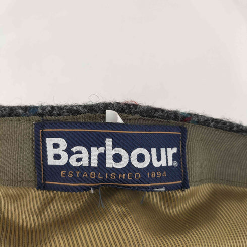バブアー Barbour ウールヘリンボーンチェック ハンチングキャップ メンズ ONE SIZE
