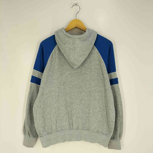 ナイキ NIKE 90s 銀タグ ロゴ刺繍 ラグランスリーブ ジップアップ パーカー メンズ import:XL