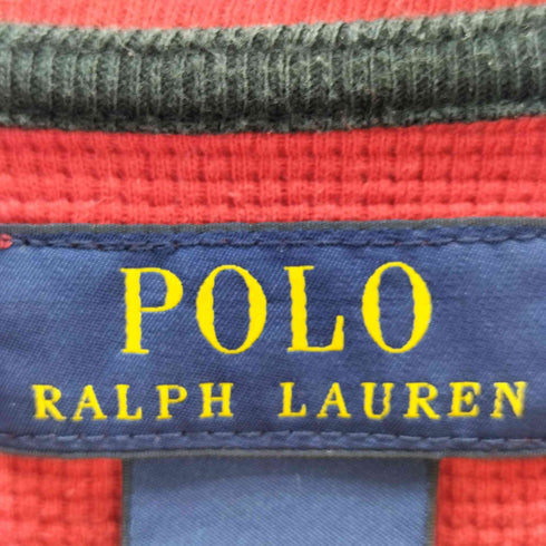 ポロラルフローレン POLO RALPH LAUREN ポニー刺繍 ワッフルロンT メンズ import:M