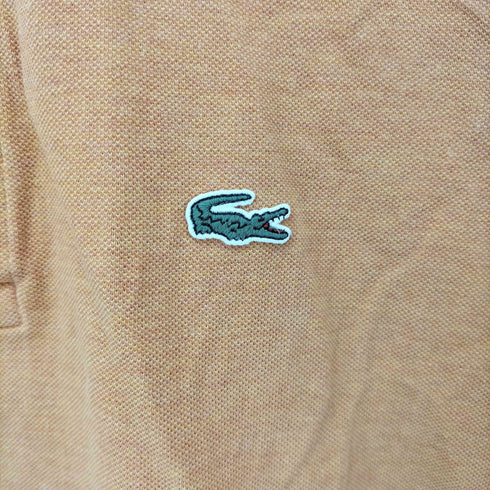 ラコステ LACOSTE ロゴワッペン 鹿の子 S/S ポロシャツ メンズ 7