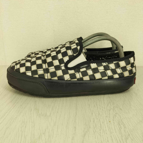 バンズ VANS V7880 SLIP-ER BLK/WHT CHECK スリッパー キルト チェッカード メンズ JPN:25
