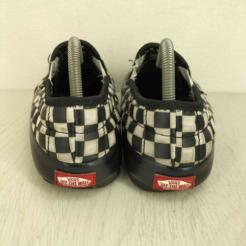 バンズ VANS V7880 SLIP-ER BLK/WHT CHECK スリッパー キルト チェッカード メンズ JPN:25