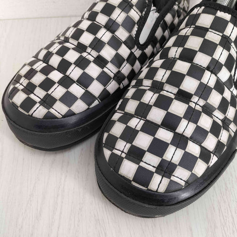 バンズ VANS V7880 SLIP-ER BLK/WHT CHECK スリッパー キルト チェッカード メンズ JPN:25