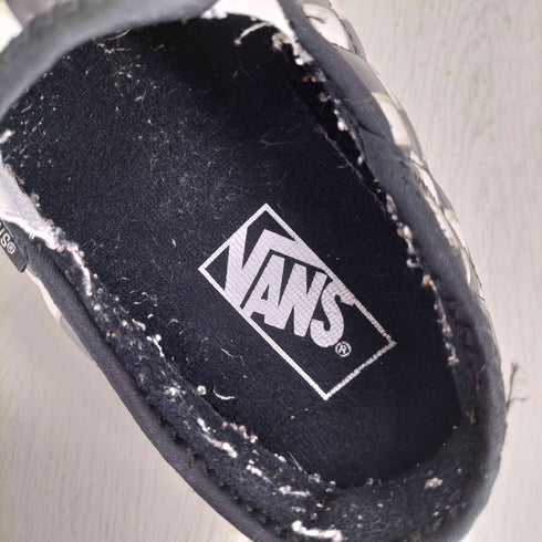 バンズ VANS V7880 SLIP-ER BLK/WHT CHECK スリッパー キルト チェッカード メンズ JPN:25
