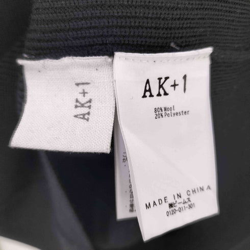 デミルクスビームス Demi-Luxe BEAMS 24AW AK+1 ポロ襟 片畦 ニット プルオーバー レディース ONE SIZE