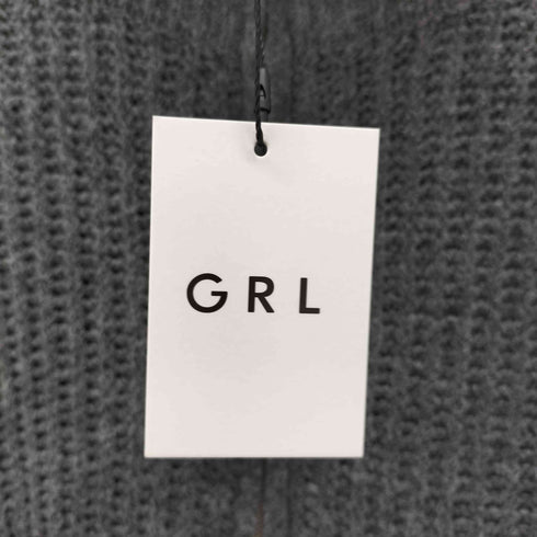 グレイル GRL ハーフジップニットワンピース レディース FREE