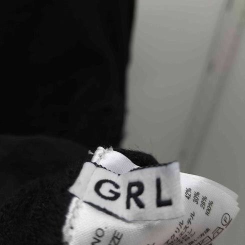 グレイル GRL チュールドッキングニットトップス レディース FREE
