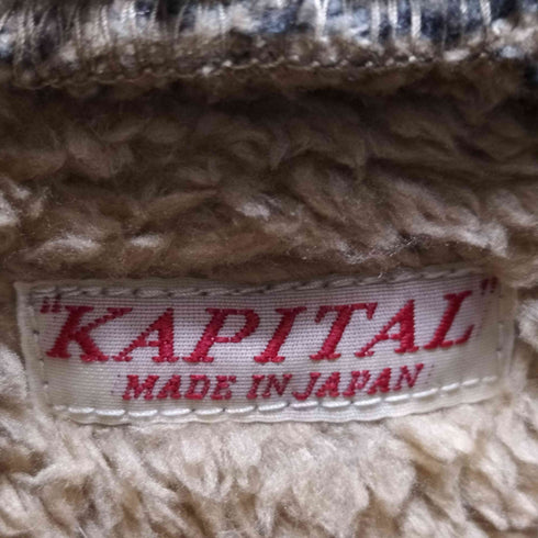 キャピタル KAPITAL ハクソーブロック柄フリース タコベスト レディース JPN:1