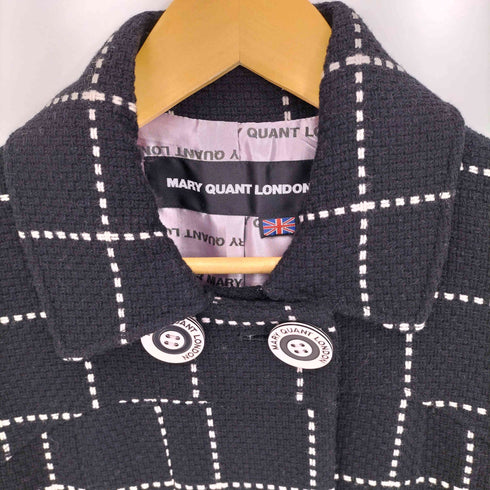 マリークヮントロンドン MARY QUANT LONDON チェック ツイードコート レディース JPN:M