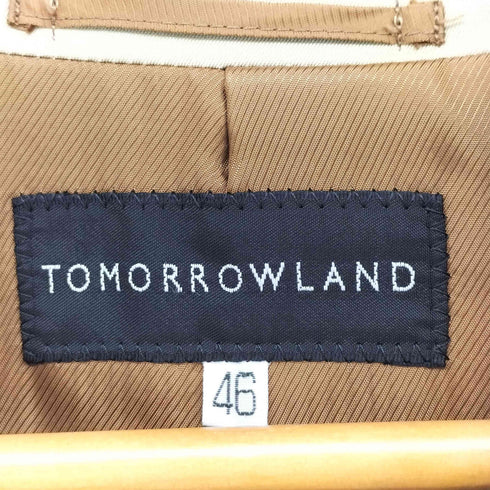 トゥモローランド TOMORROWLAND 比翼ボタン トレンチコート メンズ JPN:46