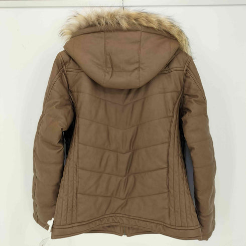 エボリューション EVOLUTION Leather touch riders blouson レザータッチライダースブルゾン ファー メンズ JPN:L