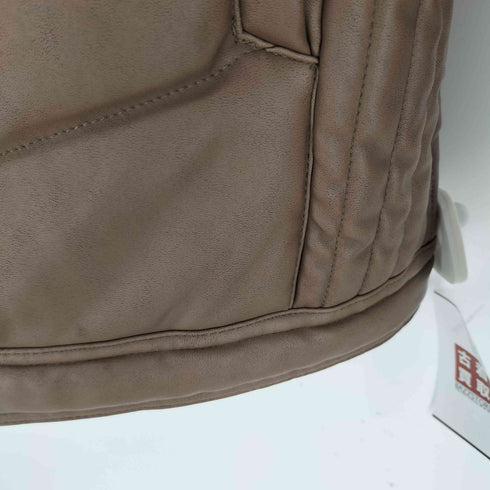 エボリューション EVOLUTION Leather touch riders blouson レザータッチライダースブルゾン ファー メンズ JPN:L