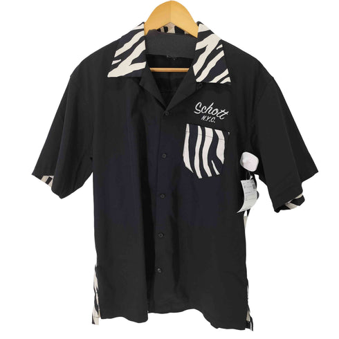 ショットブロス SCHOTT BROS. ZEBRA PRINT COMBI SHIRT メンズ L