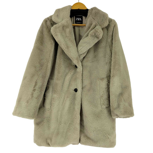 ザラ ZARA フェイクファー コート レディース US XS