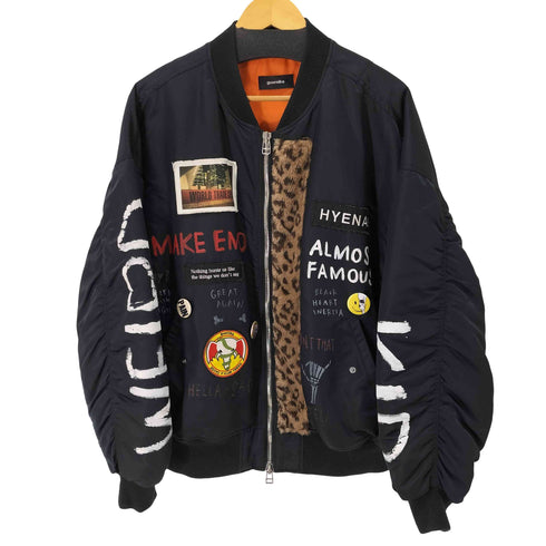 ゲルニカ guernika ペイントデザインリバーシブル MA-1 メンズ L