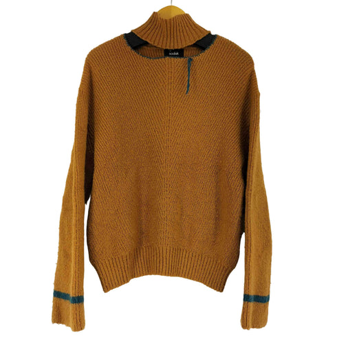 スドーク soduk 2neck line sweater レディース FREE