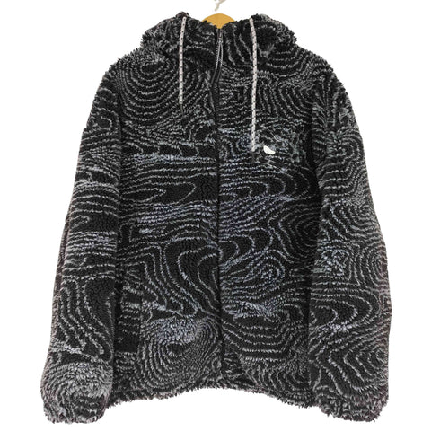 ザラマン ZARA MAN 総柄 ボアフーディ メンズ US S-M