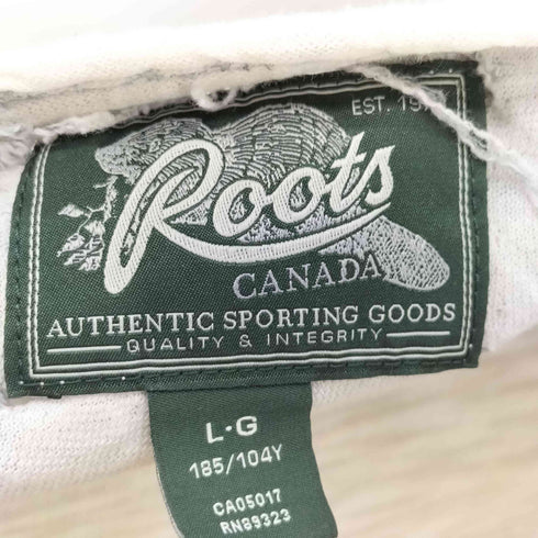 ルーツ Roots ボロ レイヤード 七分袖 エルボーパッチ カットソー メンズ