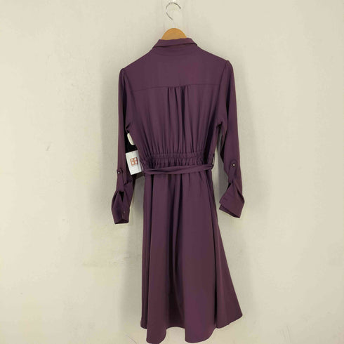 アクシーズファム axes femme レース切替 ベルトワンピース レディース M