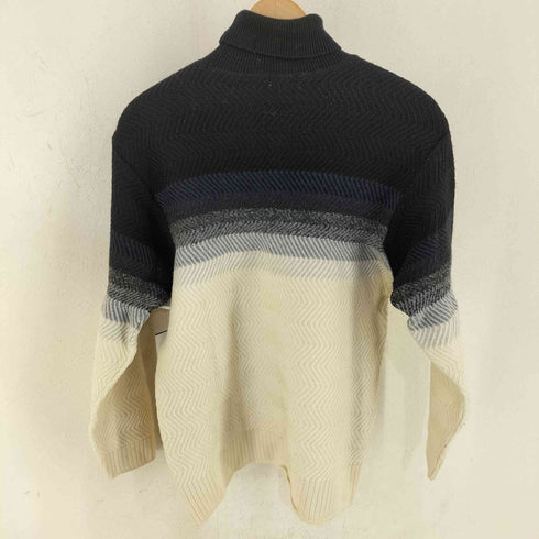 ケンゾーオム KENZO HOMME 90s ライカ期 グラデーション ヘリンボーンハイネックウールニット メンズ FREE