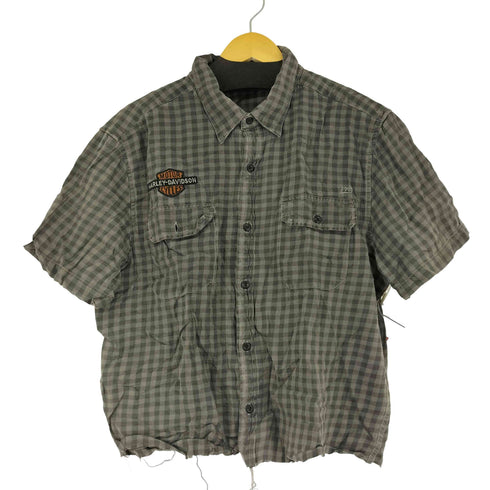 ハーレーダビッドソン HARLEY-DAVIDSON チェック S/S シャツ メンズ JPN:L