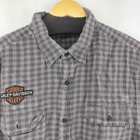 ハーレーダビッドソン HARLEY-DAVIDSON チェック S/S シャツ メンズ JPN:L