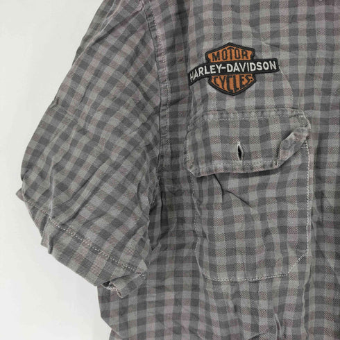 ハーレーダビッドソン HARLEY-DAVIDSON チェック S/S シャツ メンズ JPN:L