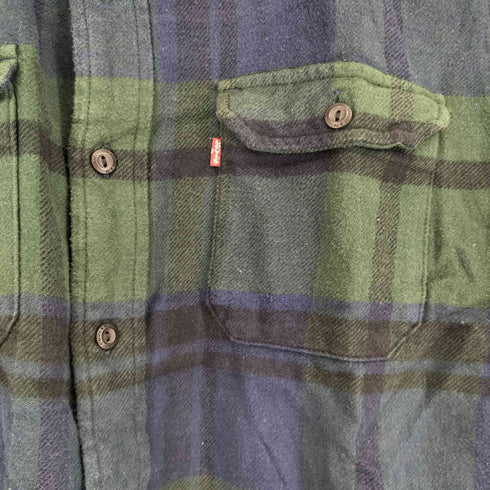 リーバイス Levis チェック フラップポケット ネルシャツ メンズ JPN:L