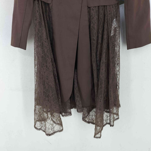 アクシーズファム axes femme シースルーロングジャケット レディース JPN:M