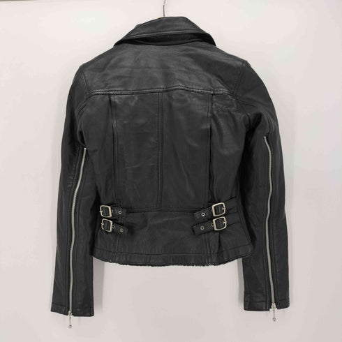 JIMSINN 裏ボア シープレザー ダブルライダース ジャケット メンズ import:S