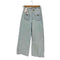 ザラ ZARA WIDE LEG CROPPED ワイドレッグクロップドデニムパンツ レディース 32
