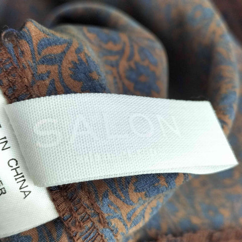 サロンアダムエロペ SALON adam et rope フラワープリントスタンドカラーシャツ レディース FREE