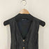 ザラ ZARA PUレザー ノースリ―ブワンピース レディース import:L