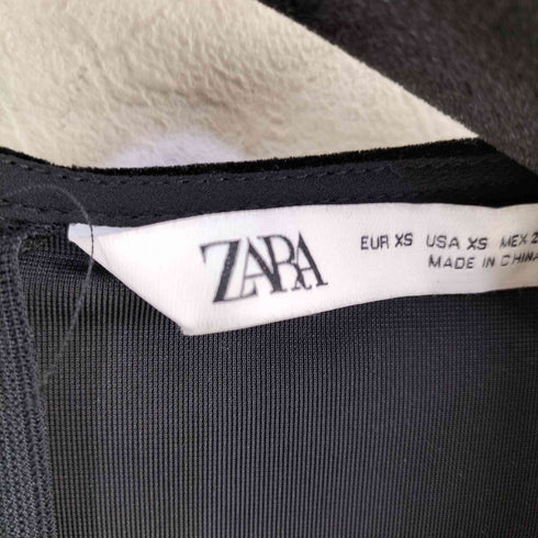 ザラ ZARA ベルベット ジャンプスーツ レディース XS