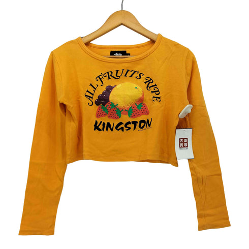 ステューシー Stussy 前面プリント 長袖カットソー レディース import:S
