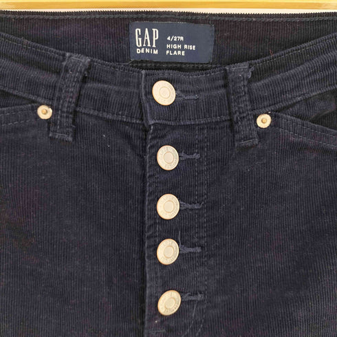 ギャップデニム GAP DENIM HIGH RISE FLARE コーデュロイ ハイライズ フレアパンツ レディース 27