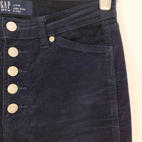 ギャップデニム GAP DENIM HIGH RISE FLARE コーデュロイ ハイライズ フレアパンツ レディース 27