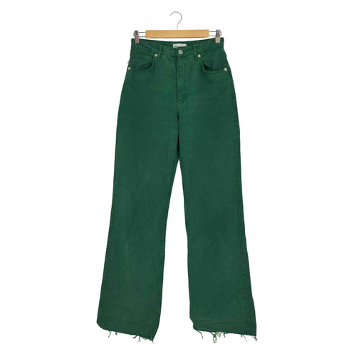ザラ ZARA ハイウエスト カラー ワイド デニムパンツ メンズ EUR:38