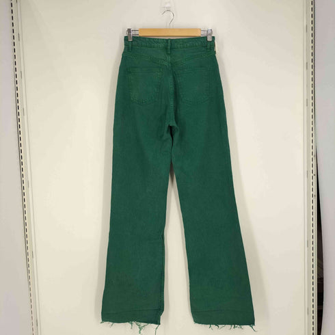 ザラ ZARA ハイウエスト カラー ワイド デニムパンツ メンズ EUR:38