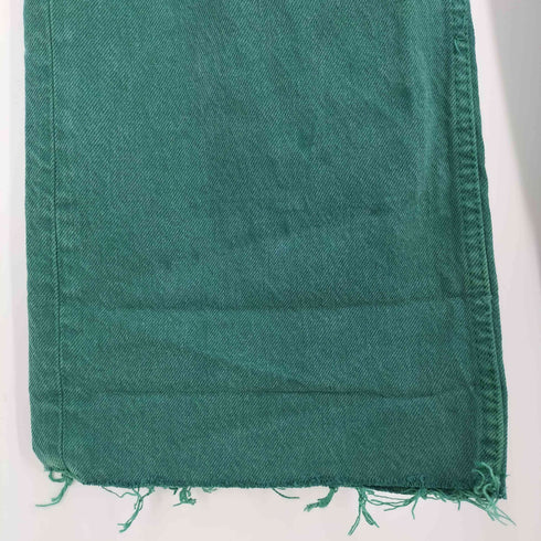 ザラ ZARA ハイウエスト カラー ワイド デニムパンツ メンズ EUR:38