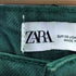 ザラ ZARA ハイウエスト カラー ワイド デニムパンツ メンズ EUR:38