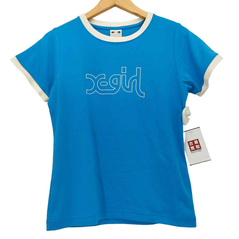 エックスガール X-girl 18SS RINGER S/S TEE リンガーネックTシャツ レディース JPN:1