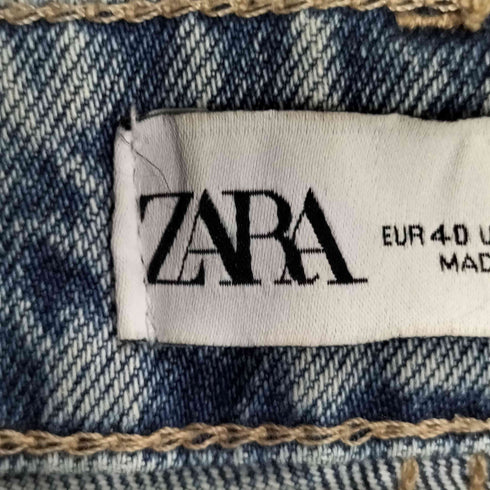 ザラ ZARA ハイウエスト テーパード デニムパンツ レディース EUR:40