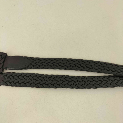 ジェイアンドエムデヴィッドソン J&M Davidson MADE IN SPAIN 編み込みレザーベルト メンズ 32/80
