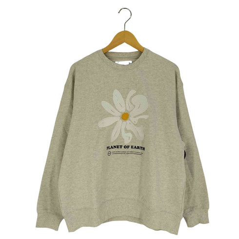 PLANET OF EARTH P of E BIG FLOWER エンブロイダリースウェット メンズ JPN:L