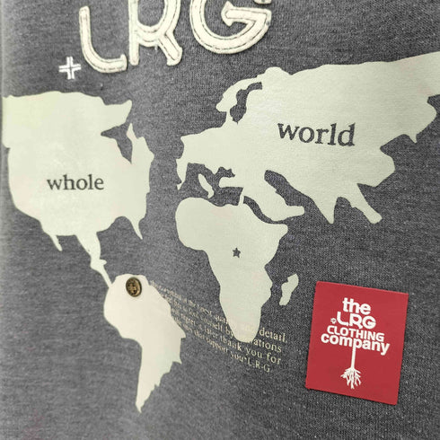 エルアールジー LRG フロントプリントクルーネックスウェット メンズ import:M