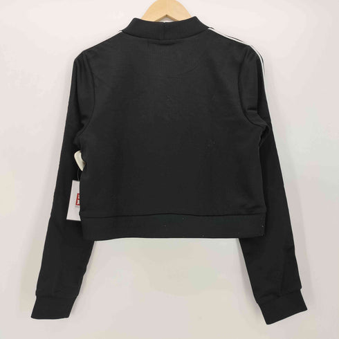 ステューシー Stussy ショート丈 刺繍 胸ポケット スウェット レディース import:M