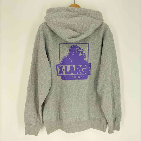 エクストララージ XLARGE 18AW バック ロゴ プリント ジップアップ パーカー メンズ JPN:M
