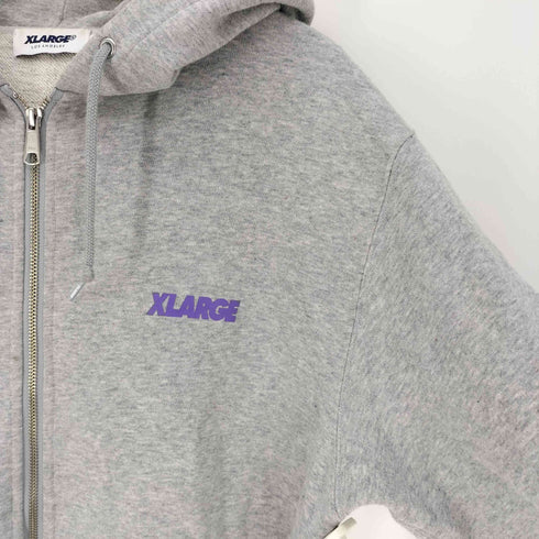 エクストララージ XLARGE 18AW バック ロゴ プリント ジップアップ パーカー メンズ JPN:M